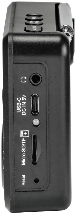 Radio FM DAB+ Bluetooth Akumulator Głębokość produktu 2.9 cm