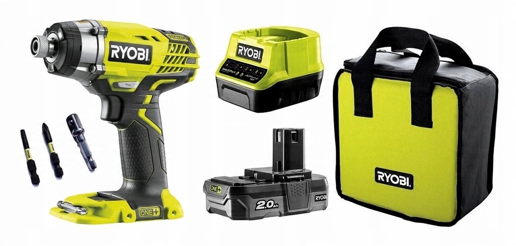 

Ryobi Zakrętarka Udarowa RID1801M RC18120 2,0Ah