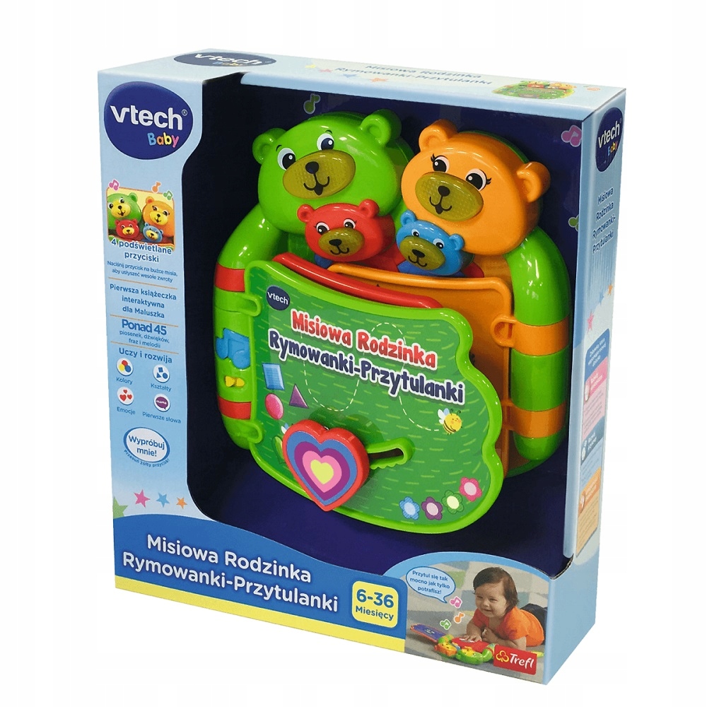 

Vtech Książeczka Misiowa Rodzinka Rymowanki 60993