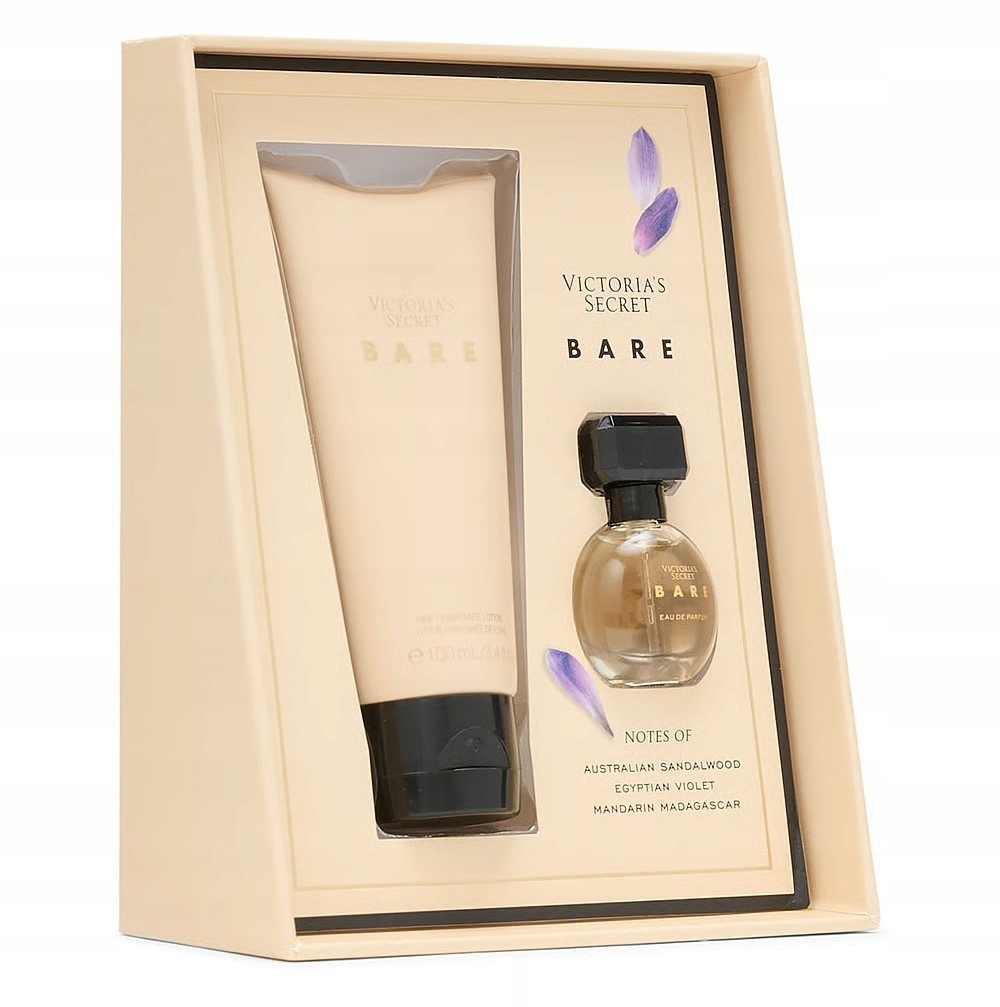 Zestaw prezentowy Victoria's Secret Bare mini edp 7,5ml balsam 100ml