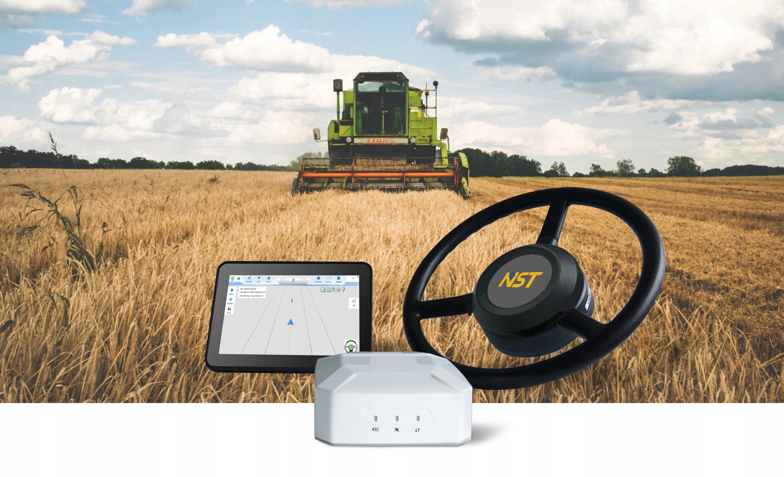 Nawigacja rolnicza System automatycznego kierowania z kamerą Ahd