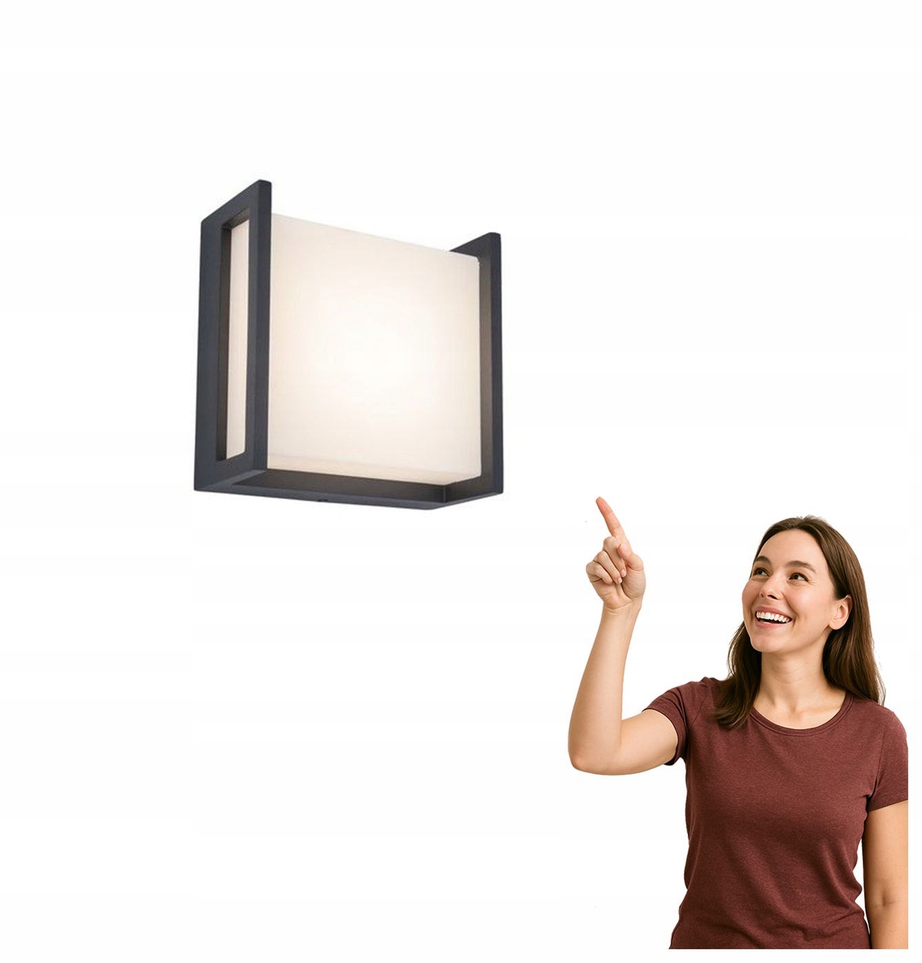 Led nástěnná lampa Qubo 8W Lutec