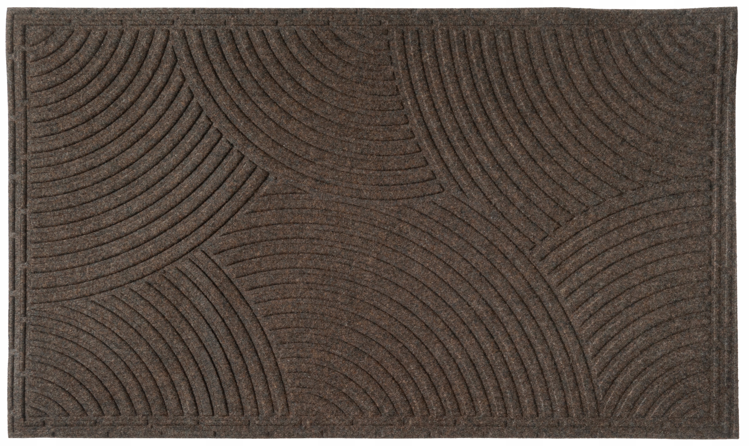 

Wycieraczka mata wejściowa 45x75 cm prążki brązowa