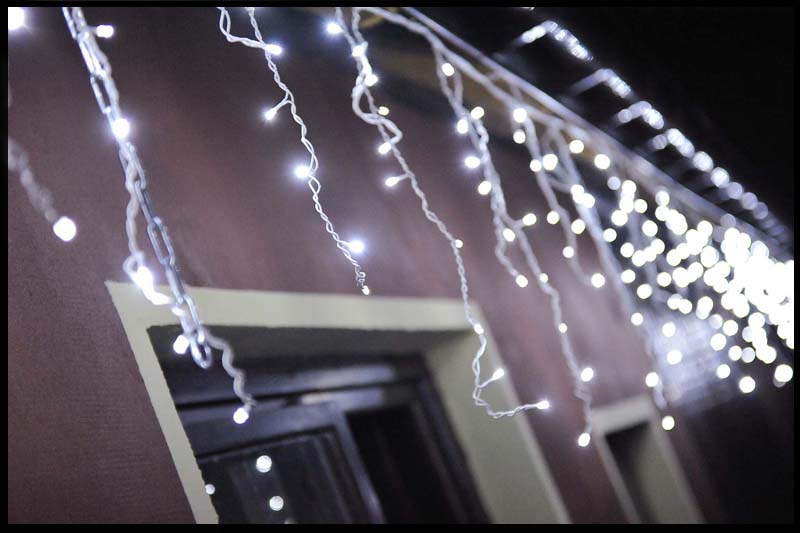 LAMPKI SOPLE 200 LED GRUBY KABEL 9,5m + FLASH Marka inna