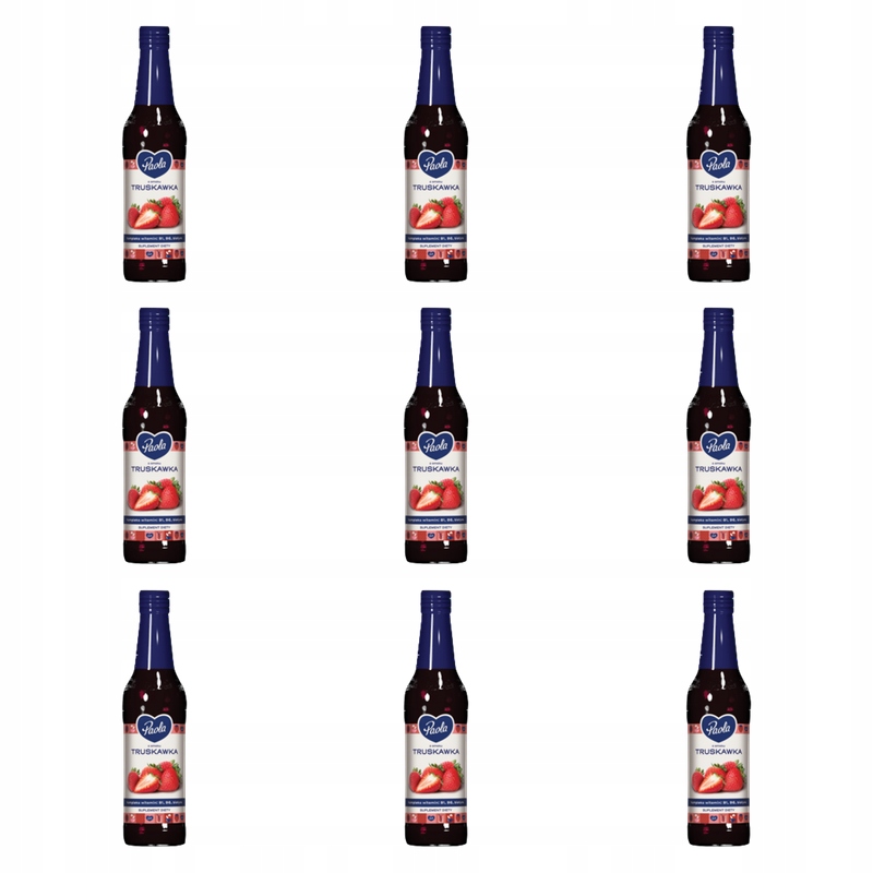 Paola Jahoda Sirup s jahodovou příchutí 430 ml X9