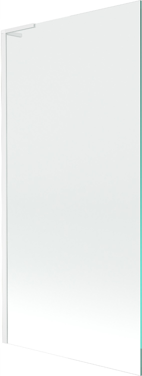 Mexen Next L stěnová vana 1-křídlová 90 x 150 cm, průhledná, bílá 895-090