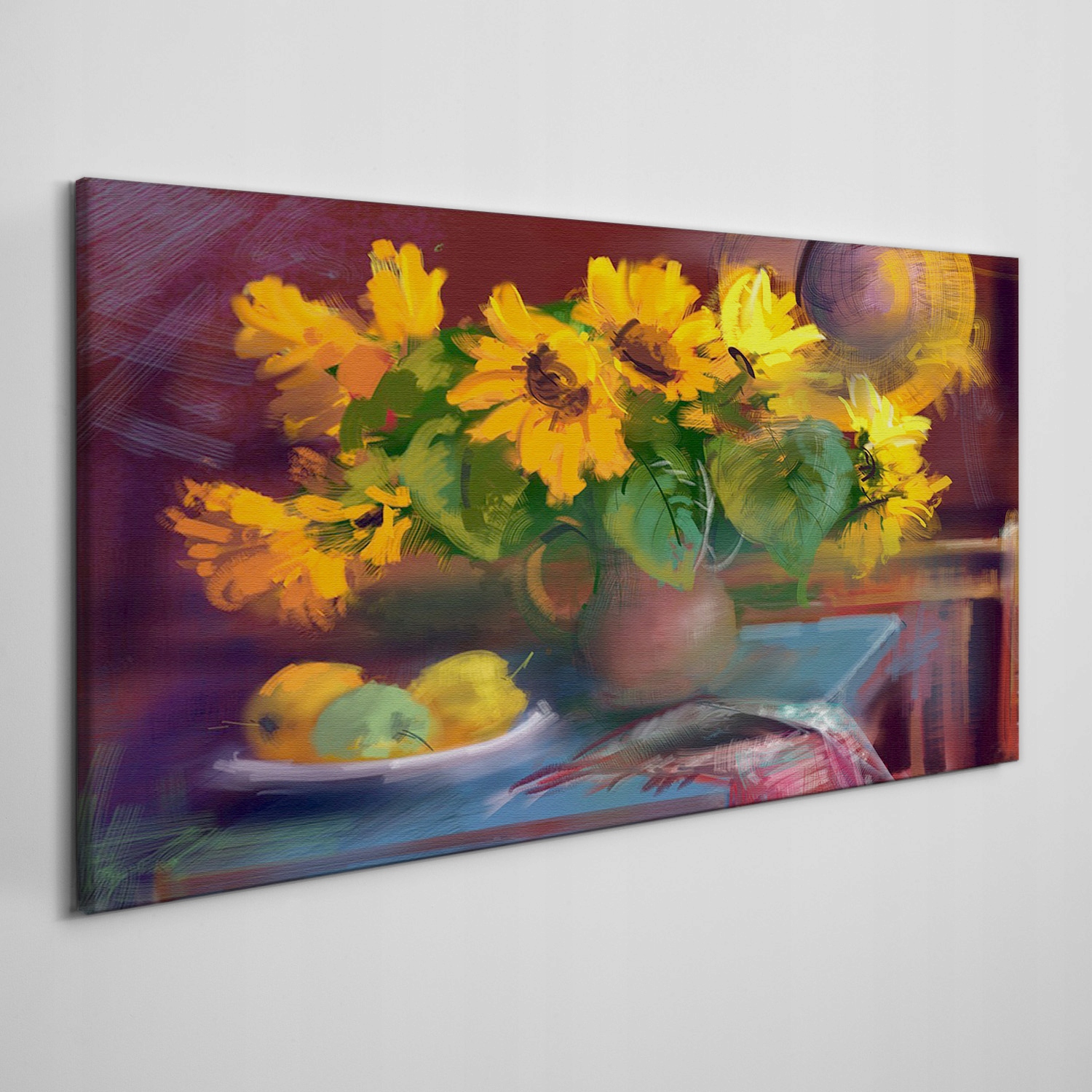

Obraz ścienny na płótnie Kwiaty rośliny 140x70 cm