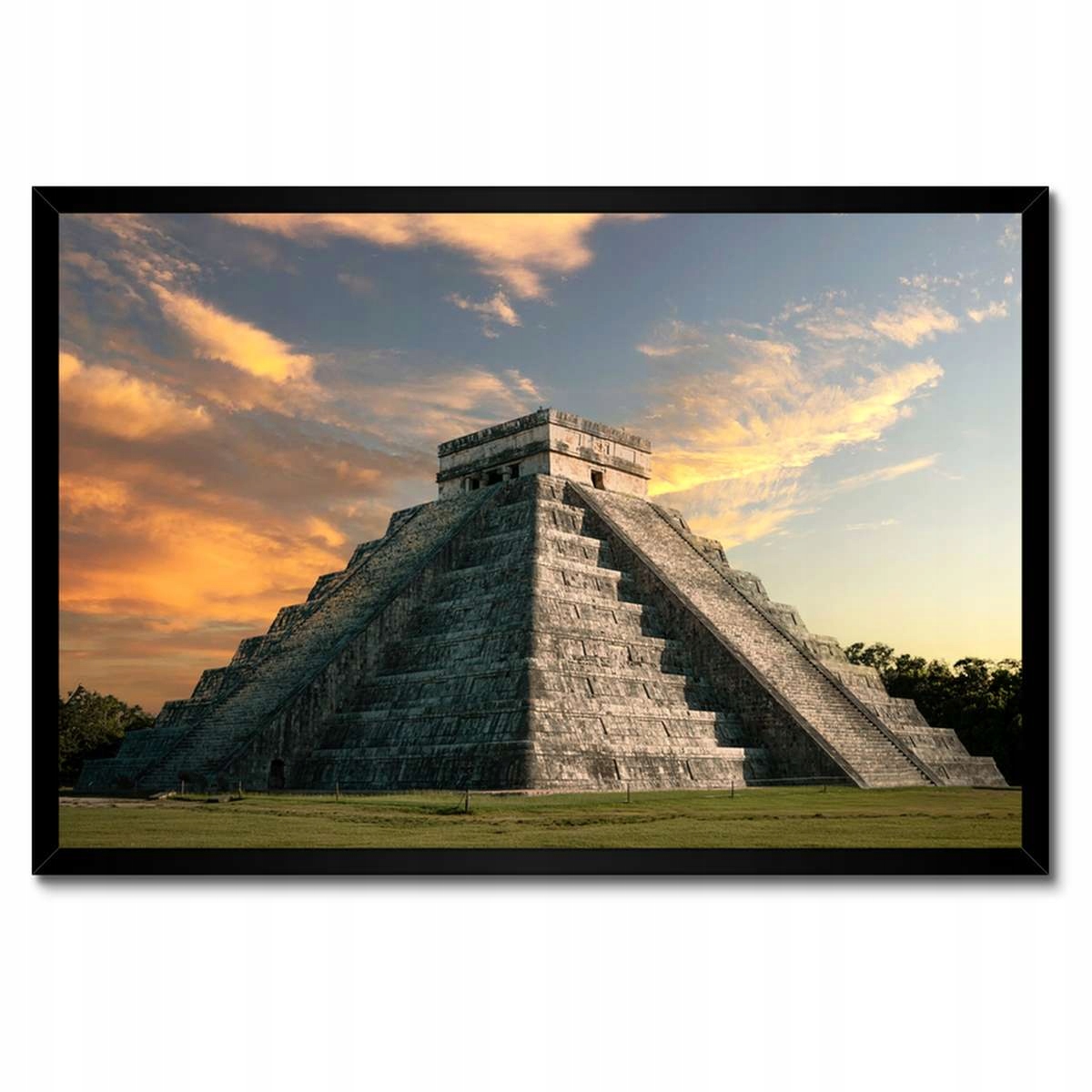 Plakáty v rámu 60x40 Chichen Itza v Mexiku