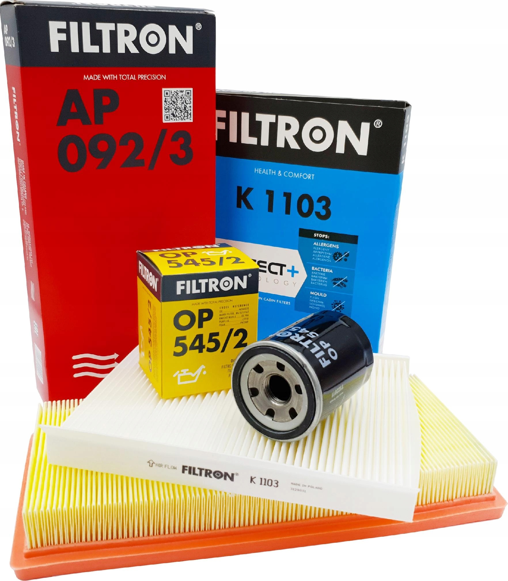 

Zestaw Filtrów Fiat Bravo 2 1.4 90KM Filtron