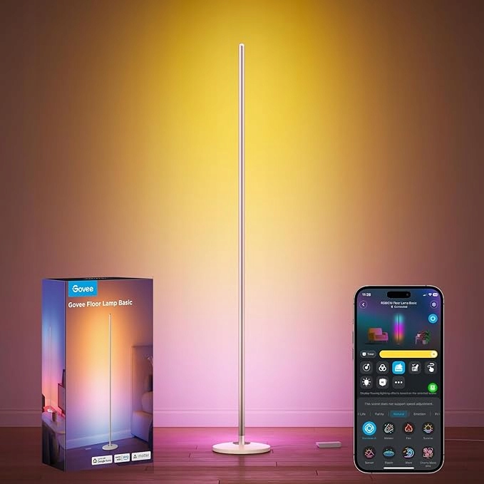 Stojaca podlahová lampa s reguláciou jasu Govee H6076 Bluetooth Wifi