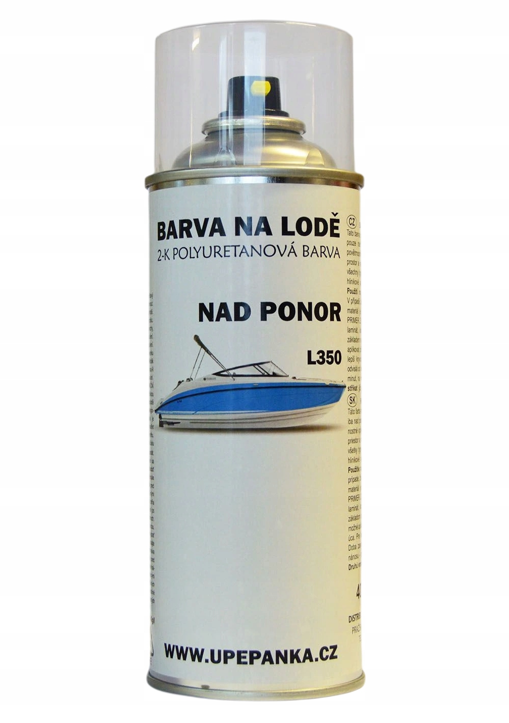 Farby Do Łodzi 2-K Farba poliuretanowa nad zanurzeniem w sprayu 400ml 015 sl.kost