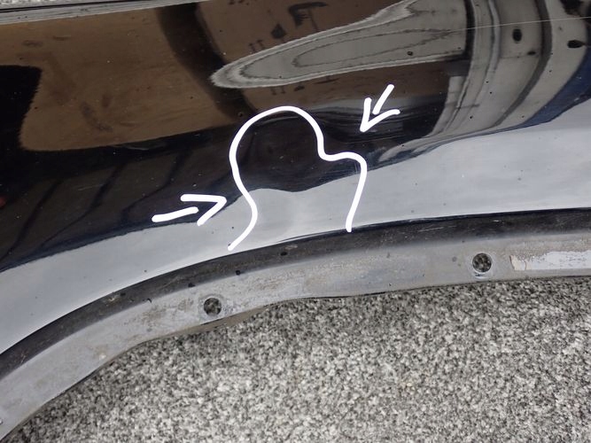 VW TIGUAN 08- fender right front front