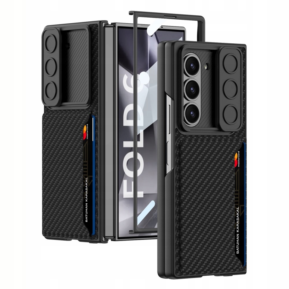 Pouzdro s rychlou Gkk pro Galaxy Z Fold6, s prostorem pro karty, ochrana fotoaparátu