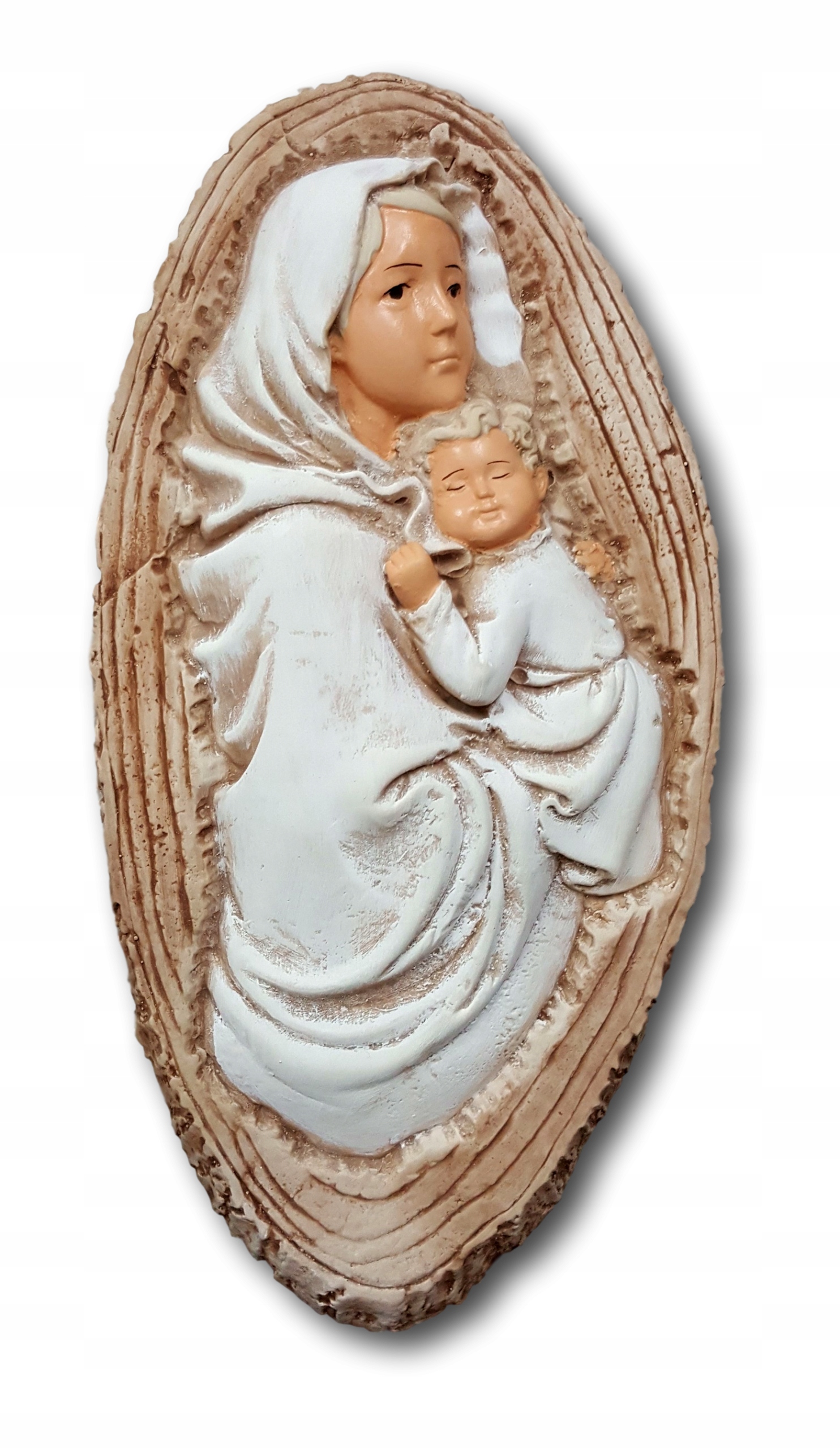 

Zawieszka Płaskorzeźba Maryja z Dzieciątkiem Decor