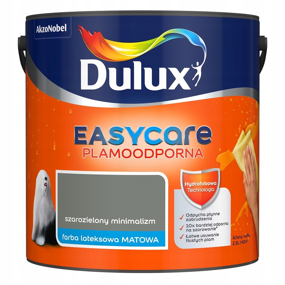 

Farba Dulux EasyCare Szarozielony Minimalizm 2,5L