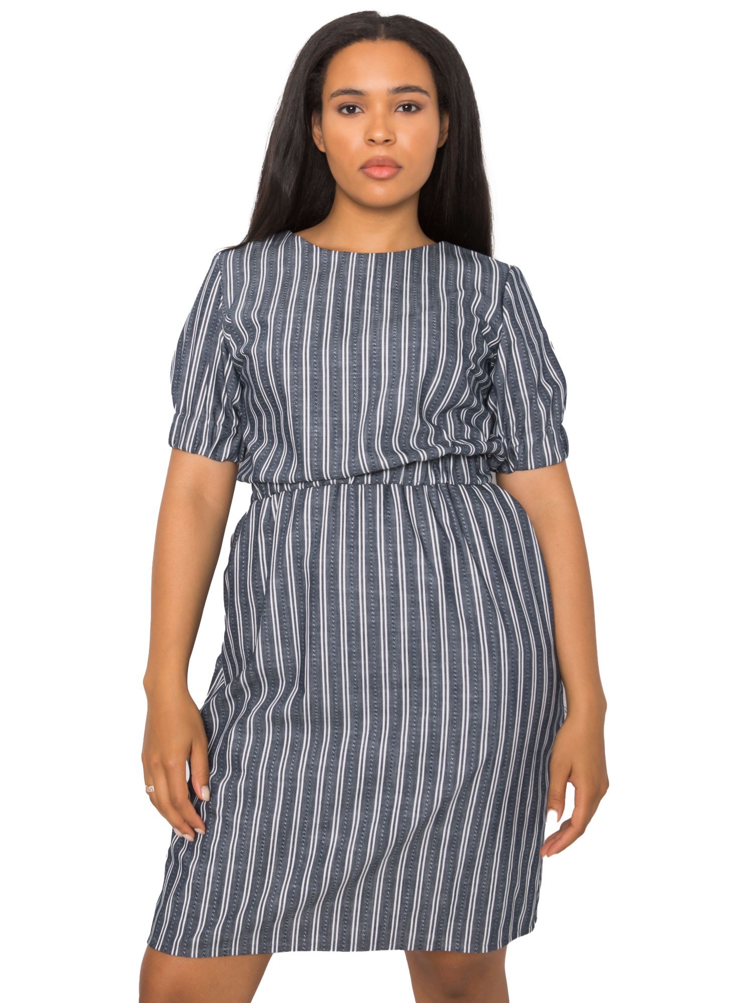 

Wygodna Sukienka Damska Plus Size Bawełna - 48