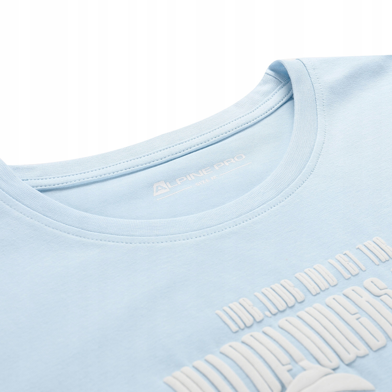 ALPINE PRO Koszulka damska turystyczna bawełniana Norda niebieski r.L Kolekcja Outdoor