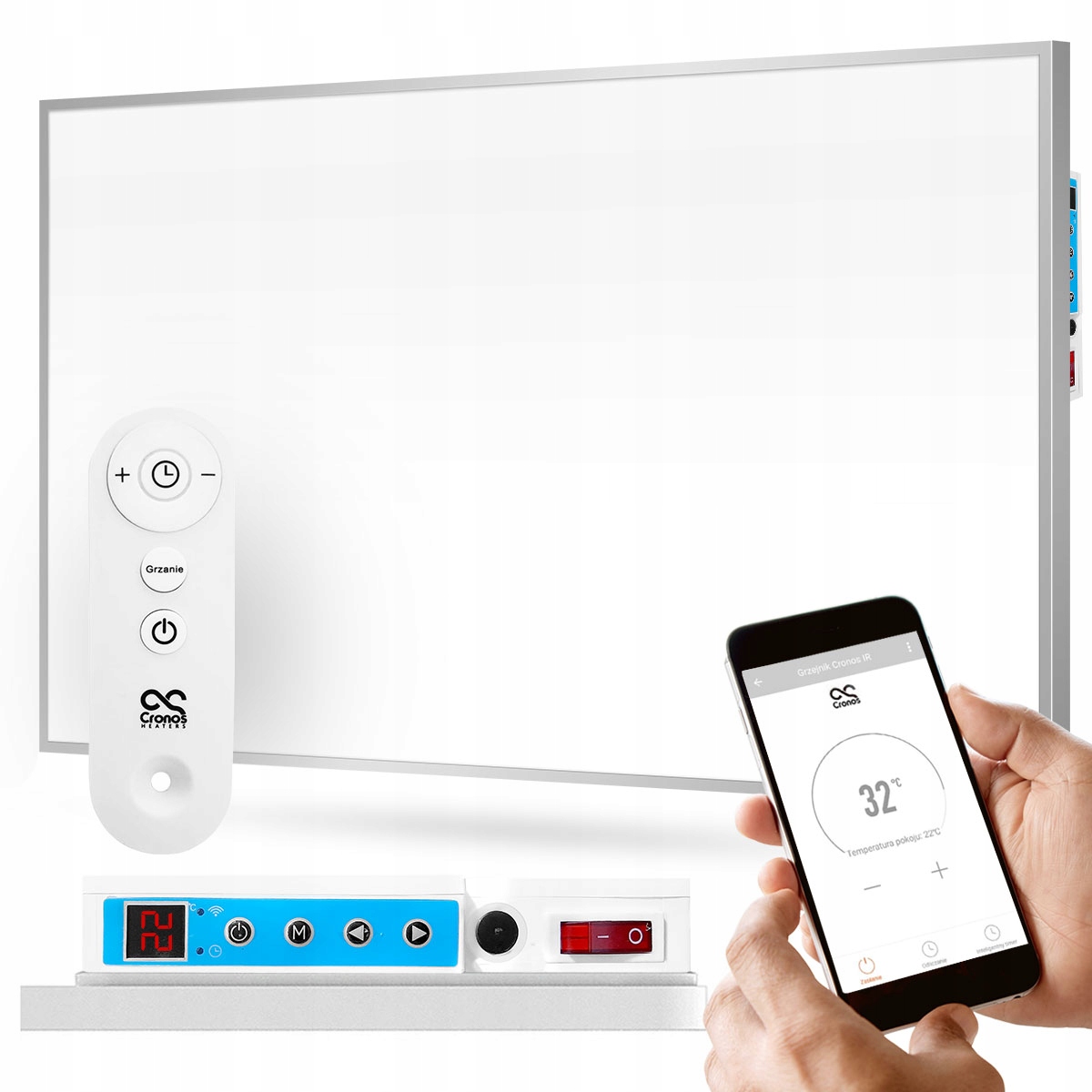 

Grzejnik Na Podczerwień Promiennik 720W WiFi Pilot