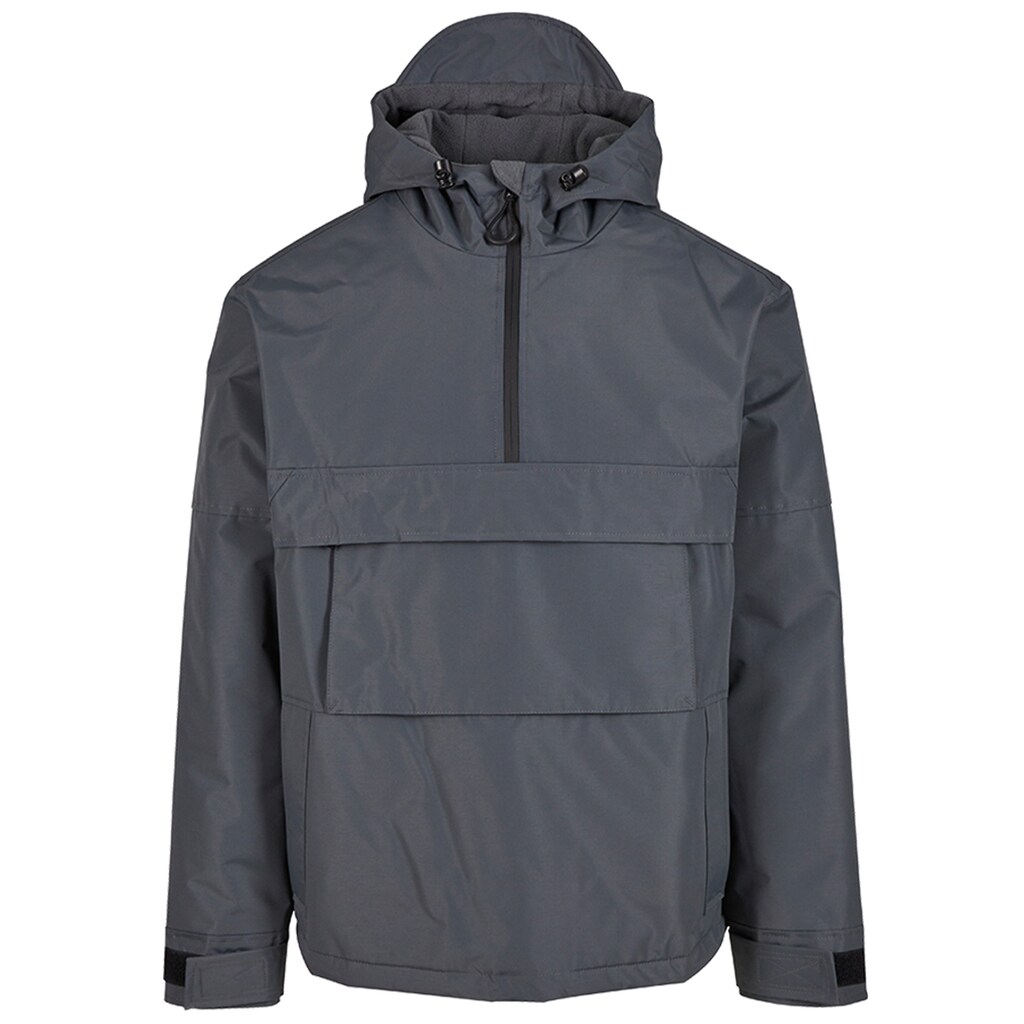 Bunda větrovka s kapucí Brandit Arctic Windbreaker Anthracite S