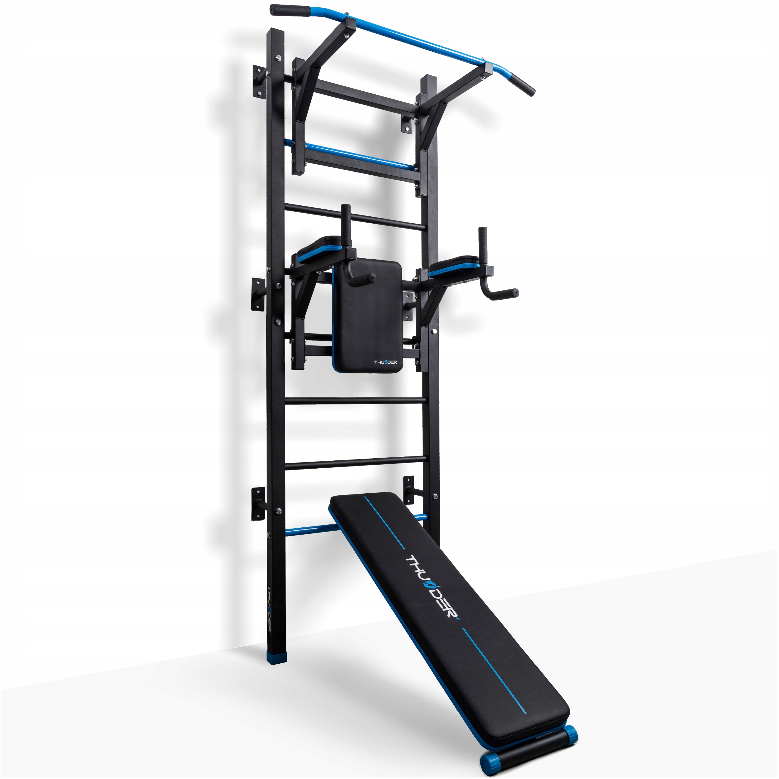 Poręcze treningowe z drabinką ławka treningowa poręcze do pociągania mocna