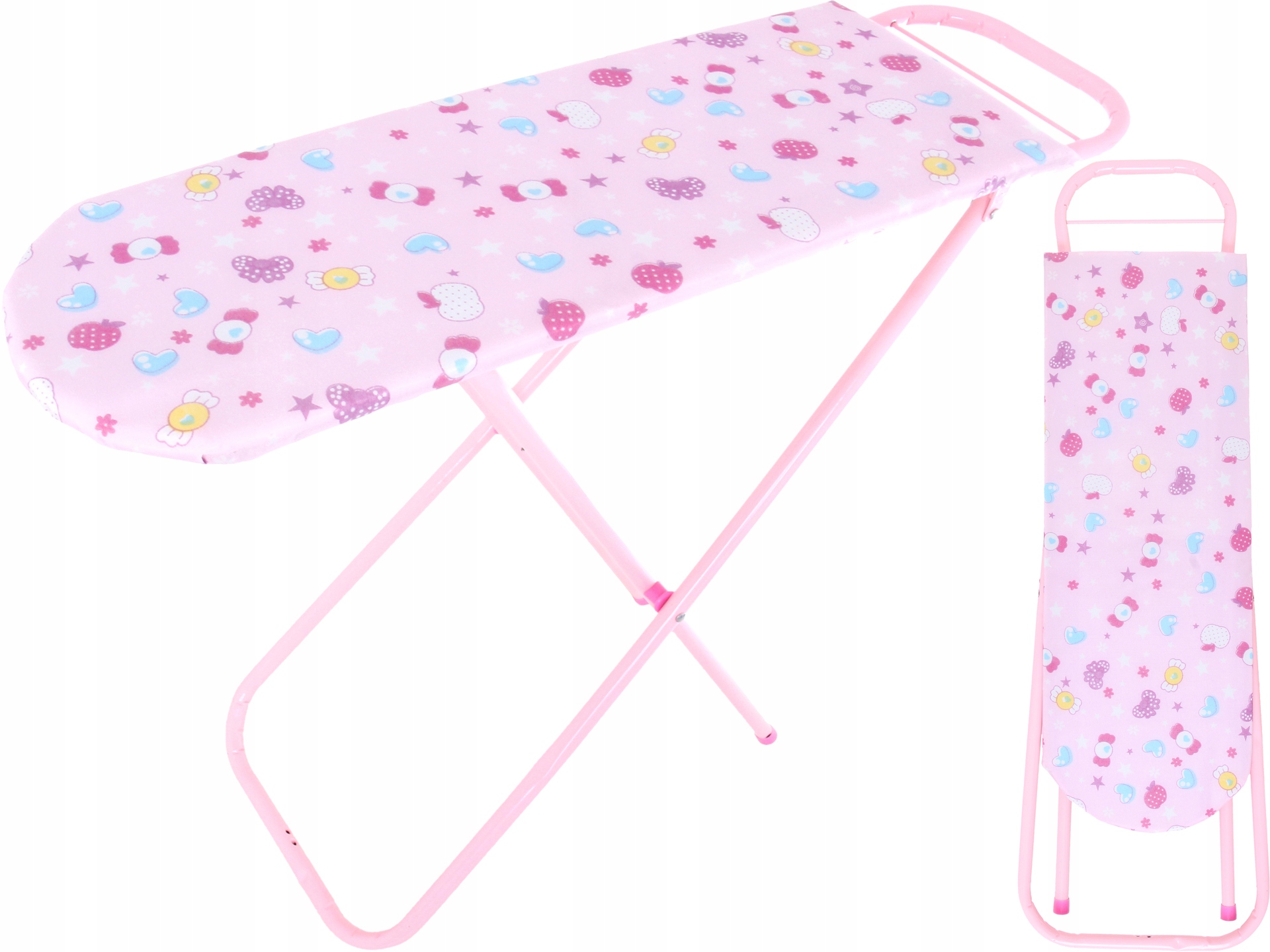 SKŁADANA DESKA DO PRASOWANIA Zabawkowa dla dzieci Metalowy STELAŻ