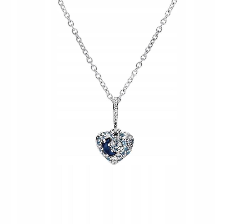 Stříbrný náhrdelník Ag 925 rhodiované srdce IM0060922N