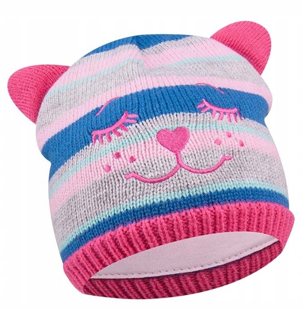 

Yo! Czapka Dziecięca 3D Z uszami Zimowa Ciepła