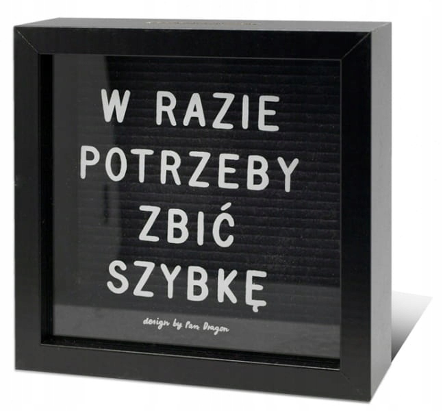 

Skarbonka W Razie Potrzeby Zbić Szybkę