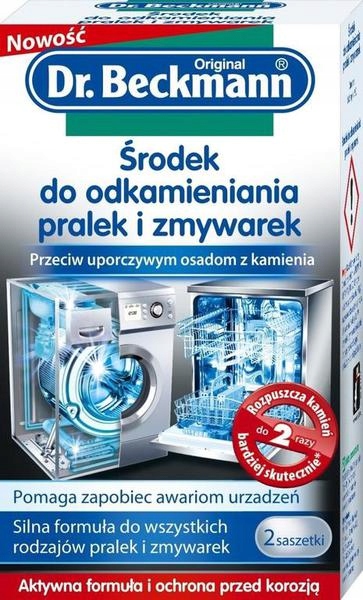 

Dr Beckmann Odkamieniacz do Pralki i Zmywarki 2x50
