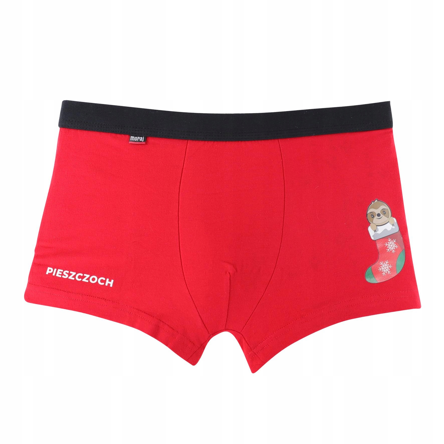 

Śmieszne bokserki z napisem pieszczoch, prezent, L