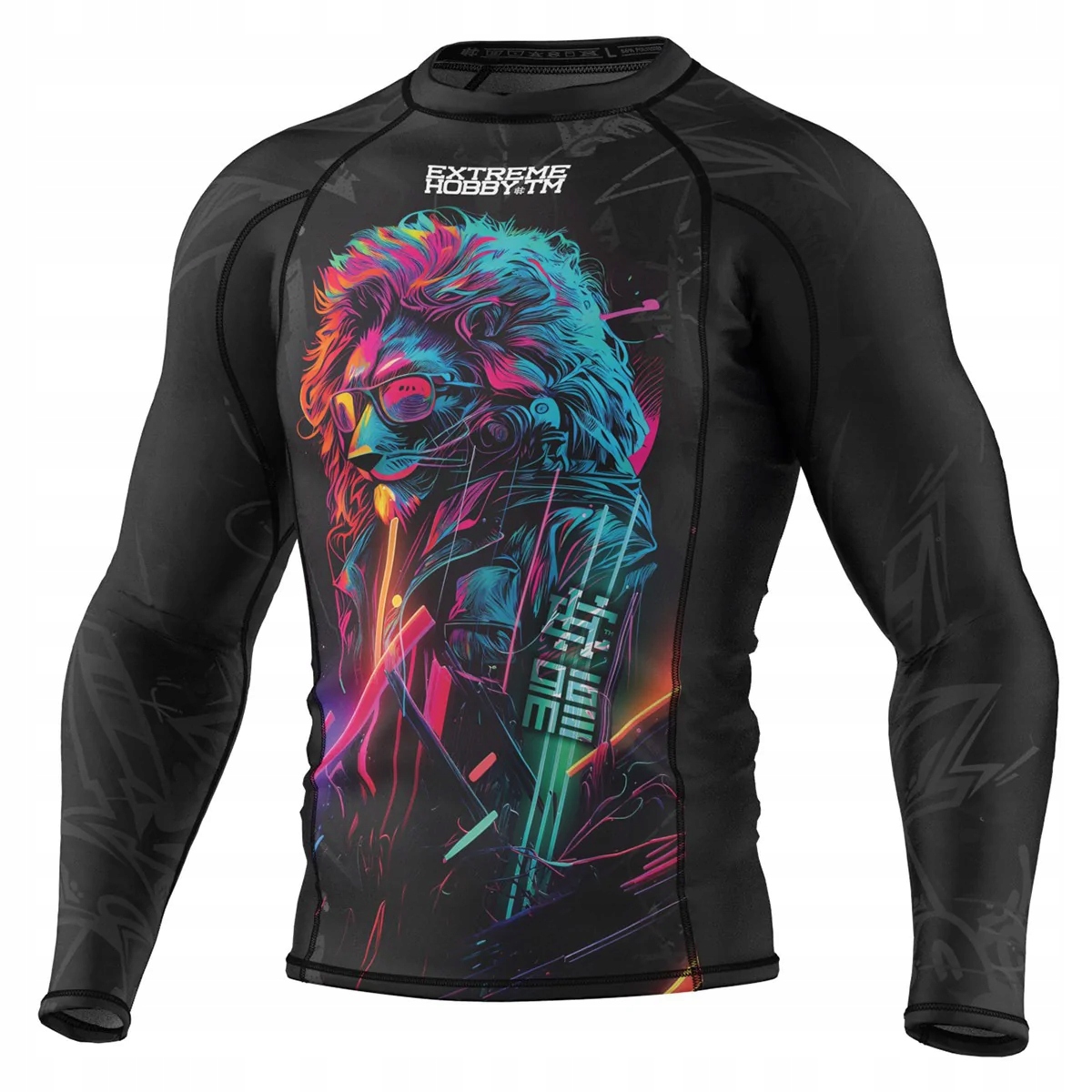 s LONGSLEEVE RASHGUARD CYBER LION s