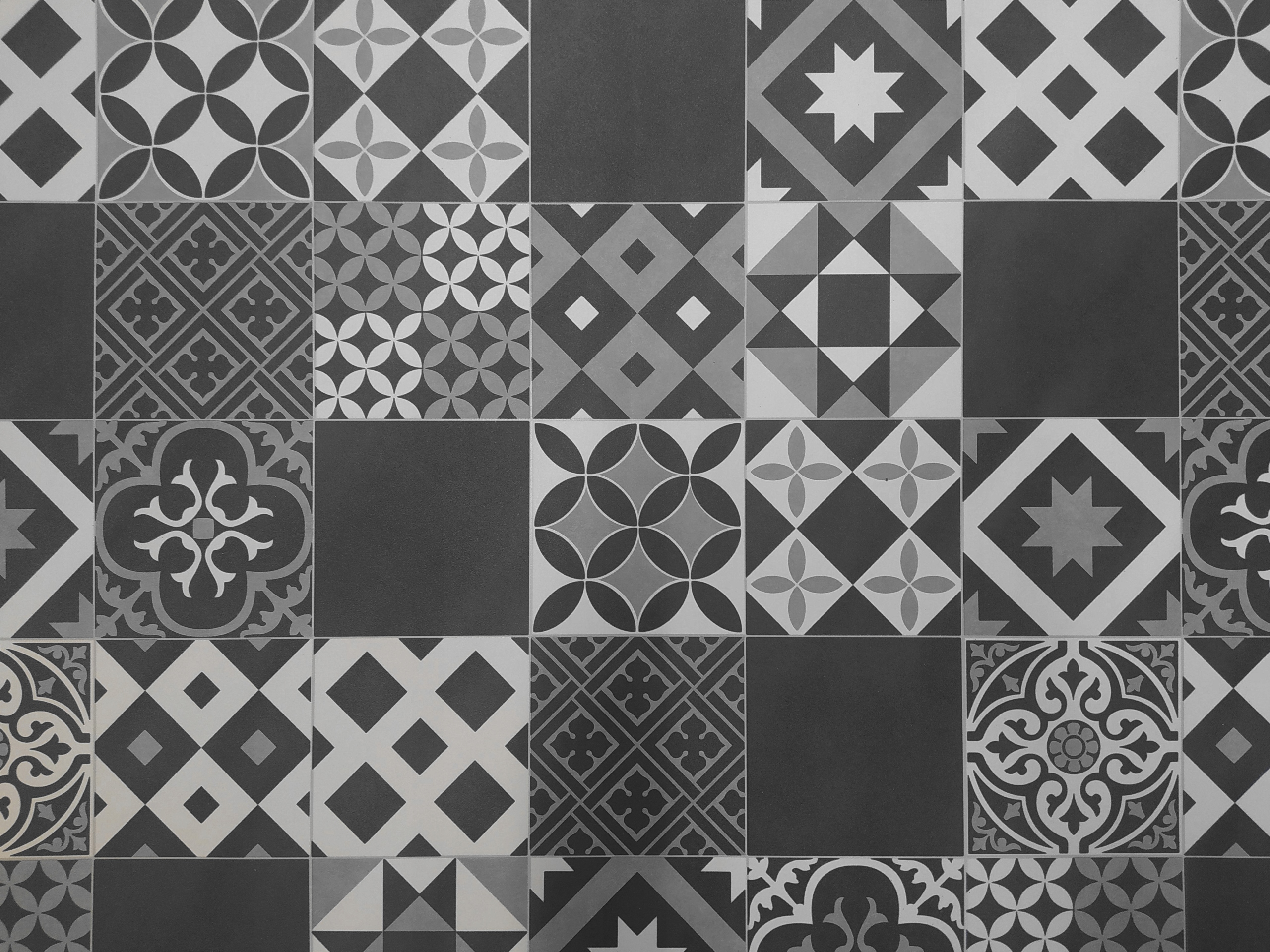 Wykładzina PCV PLAZA AMADORA 990D Ornament Płytka szer. 2m Kod producenta Wykładzina PCV AMADORA 990D