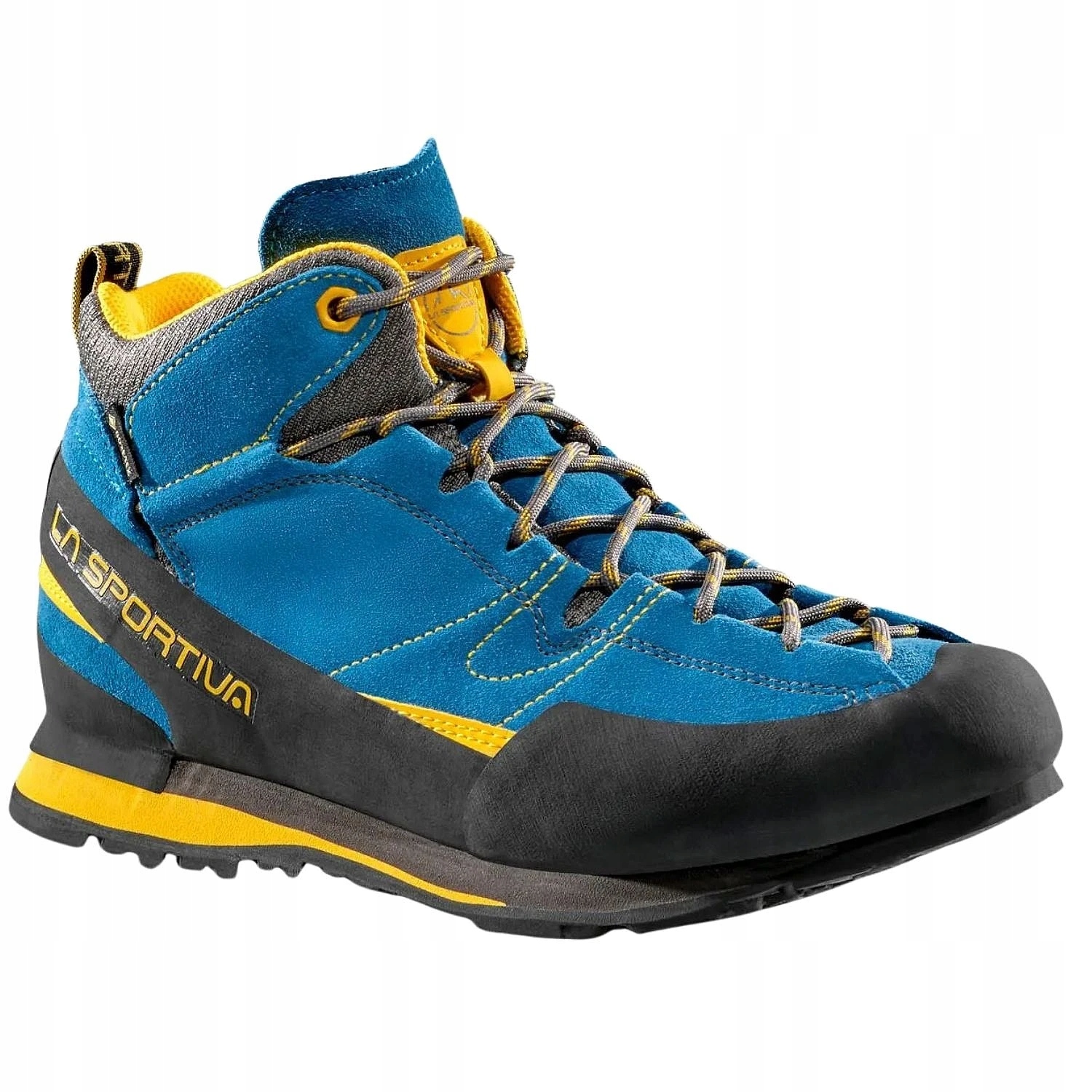 buty La Sportiva Boulder X Mid Gtx Blue/Yellow
