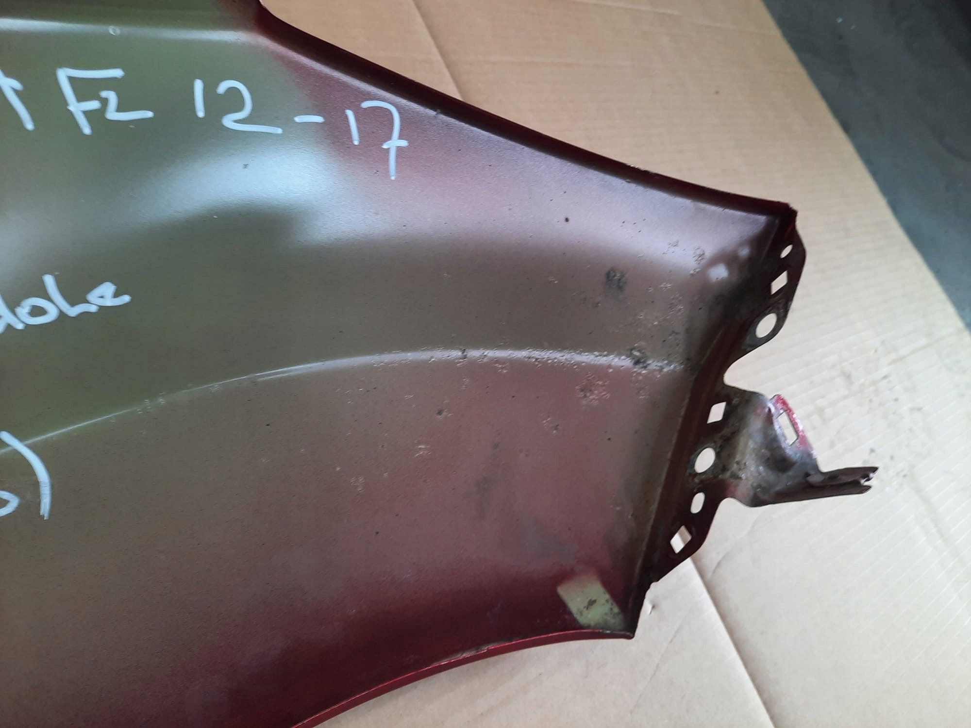 FORD FIESTA MK7 LIFT 2012-2017 fender left front CANDY RED