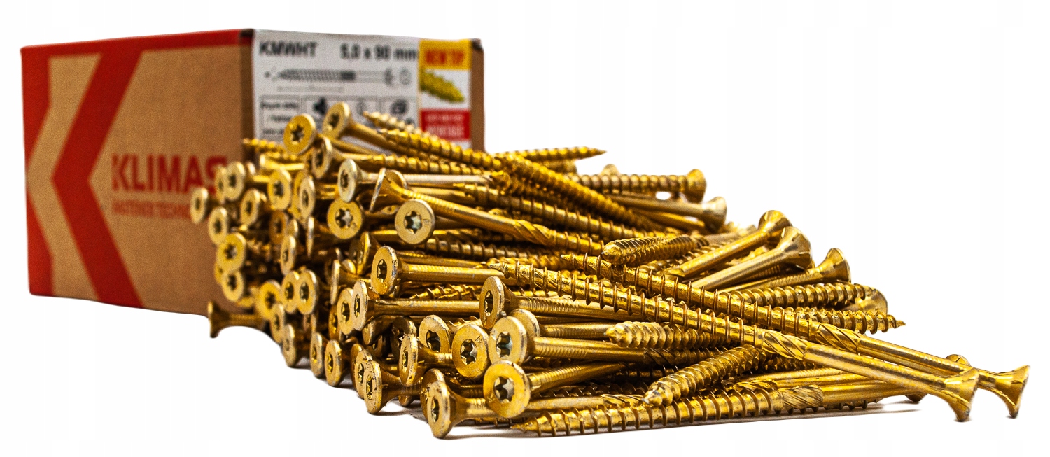 

Wkręty Ciesielskie 5x90 Torx Łeb Stożkowy 200szt