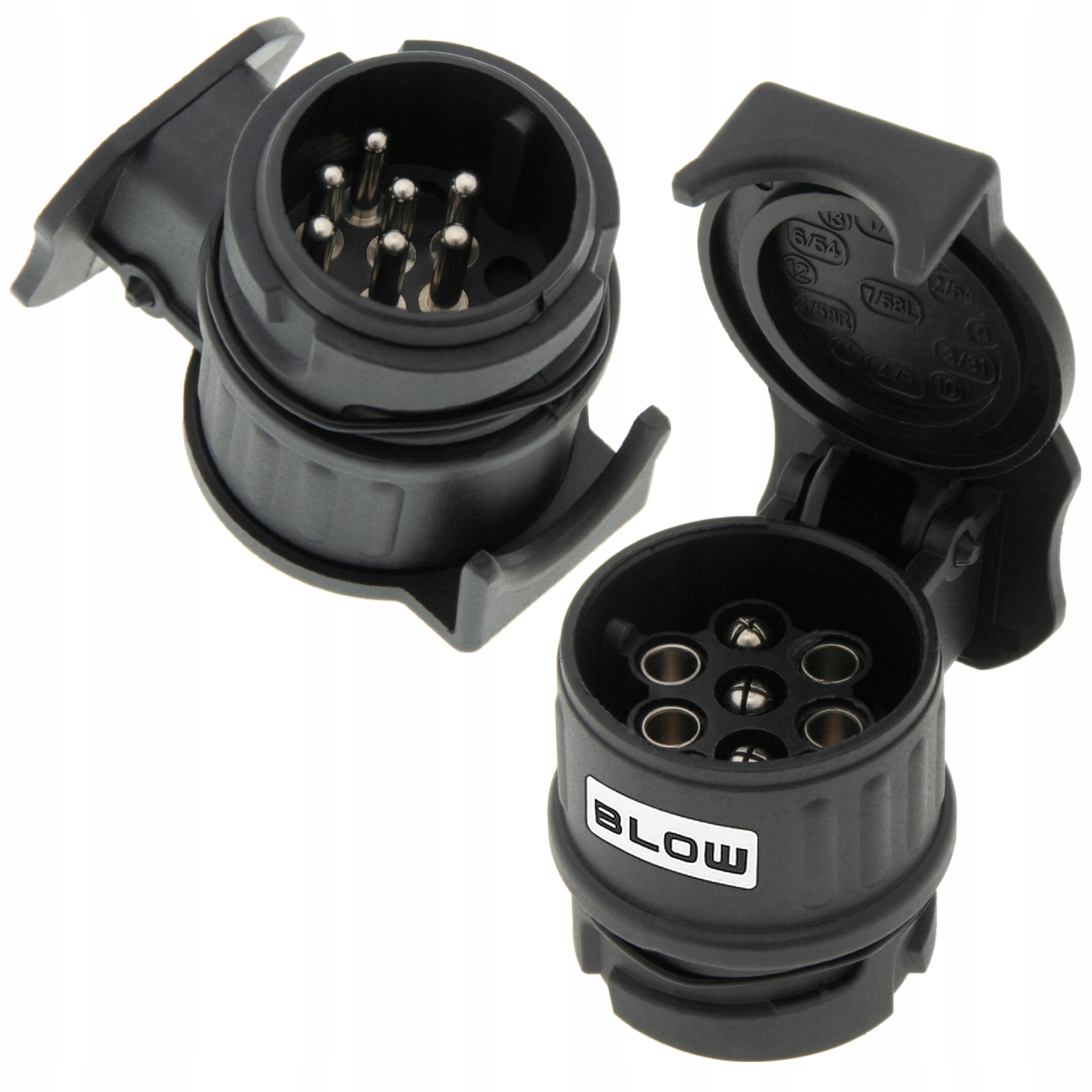 PRZEJŚCIÓWKA REDUKCJA ADAPTER BLOW 13/7 7 PIN - 13 PIN DO PRZYCZEPKI