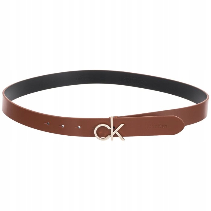 

Pasek Calvin Klein Logo Belt 30MM Caramel Brązowy