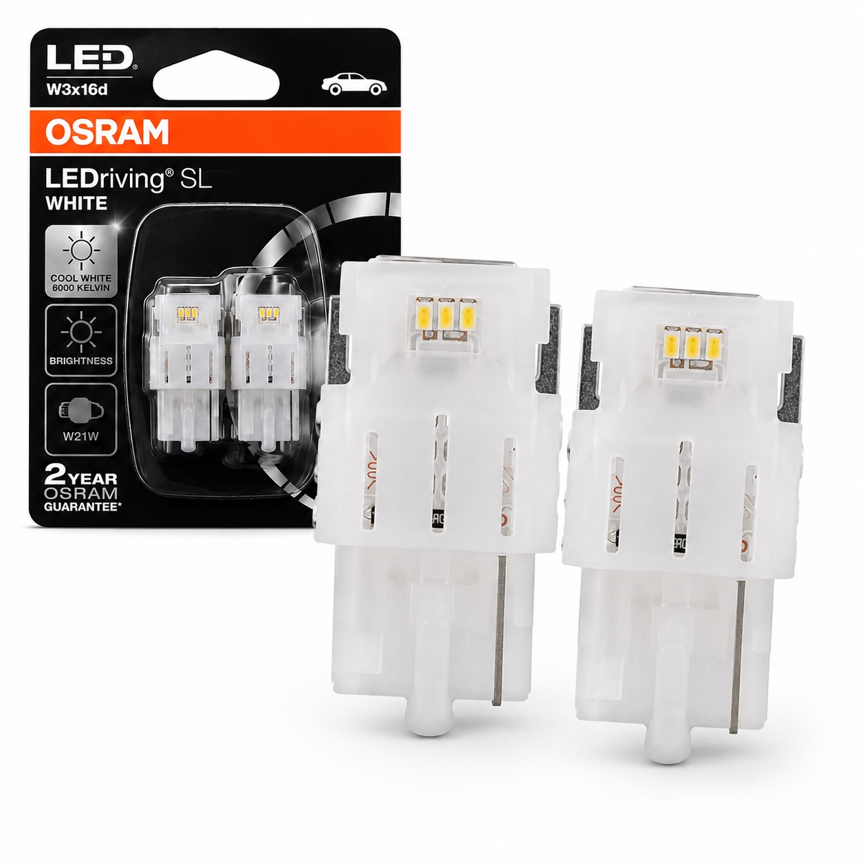 Osram LEDriving Sl Led W21W 7505DWP-2BL 12V Led białe x2