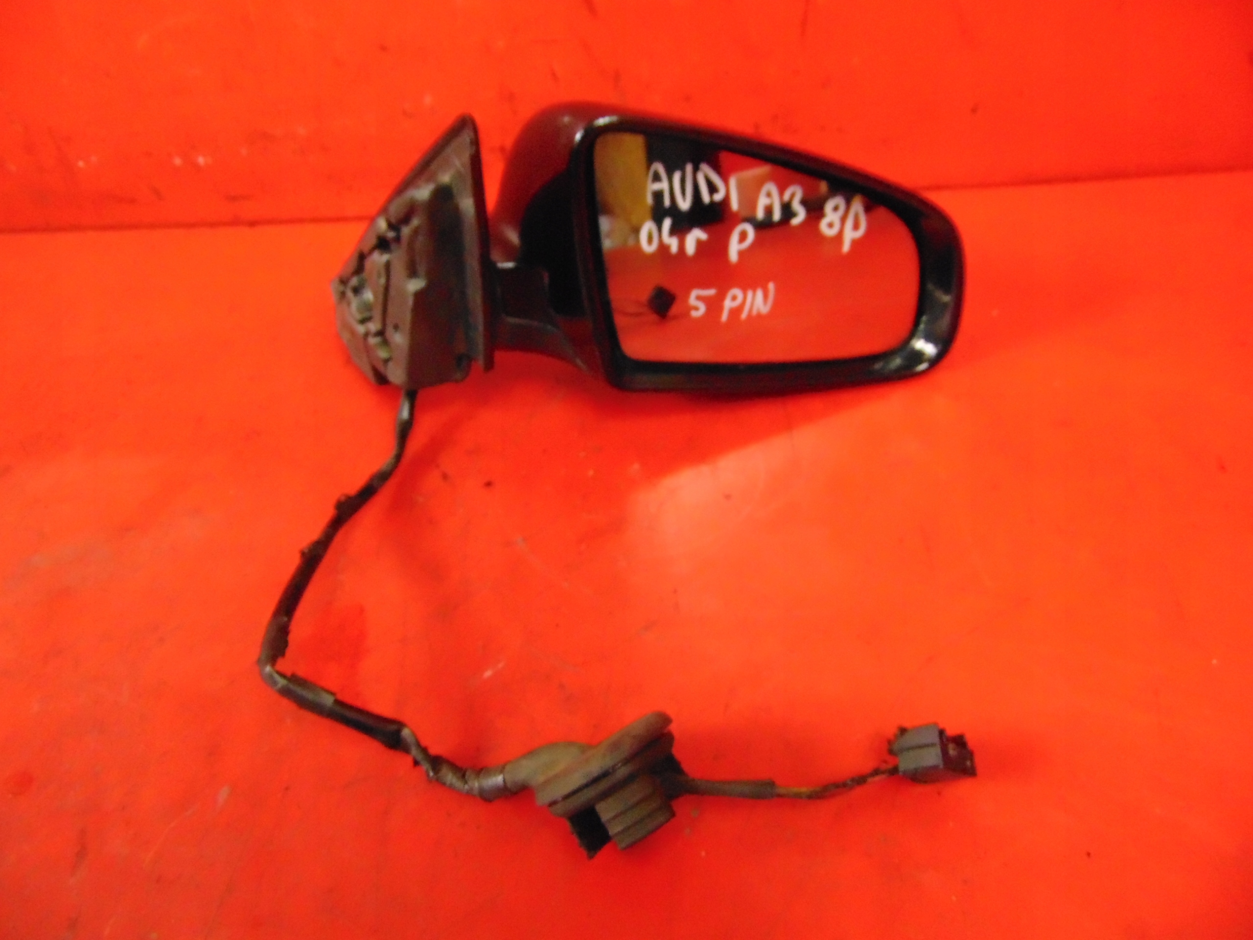 AUDI A3 8P 03- mirror right 5 PIN EUROPA