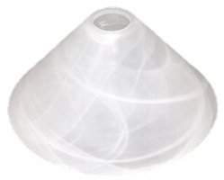 KLOSZ DO LAMP,ŻYRANDOLI,STOJĄCYCH STOŻEK SZKL.E27