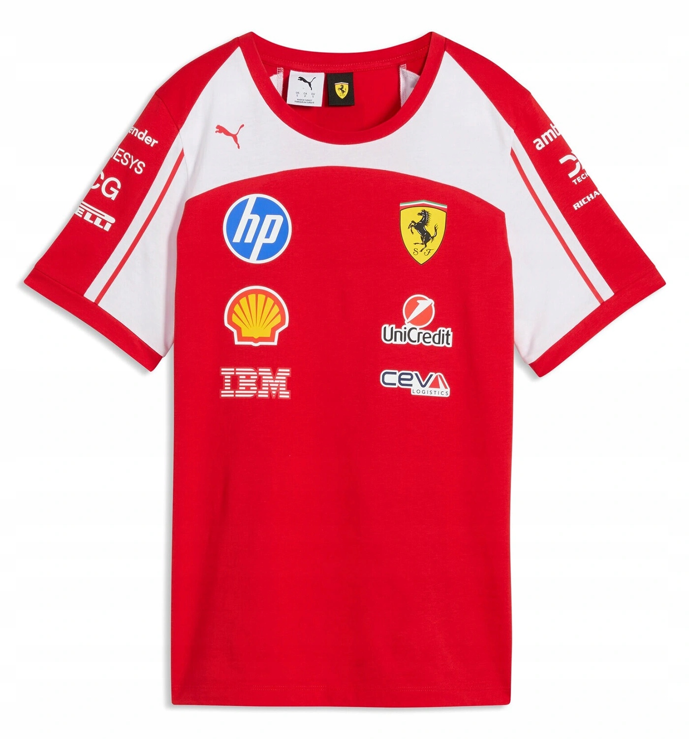 Tričko Scuderia Ferrari F1 2026 Team červená vel. L