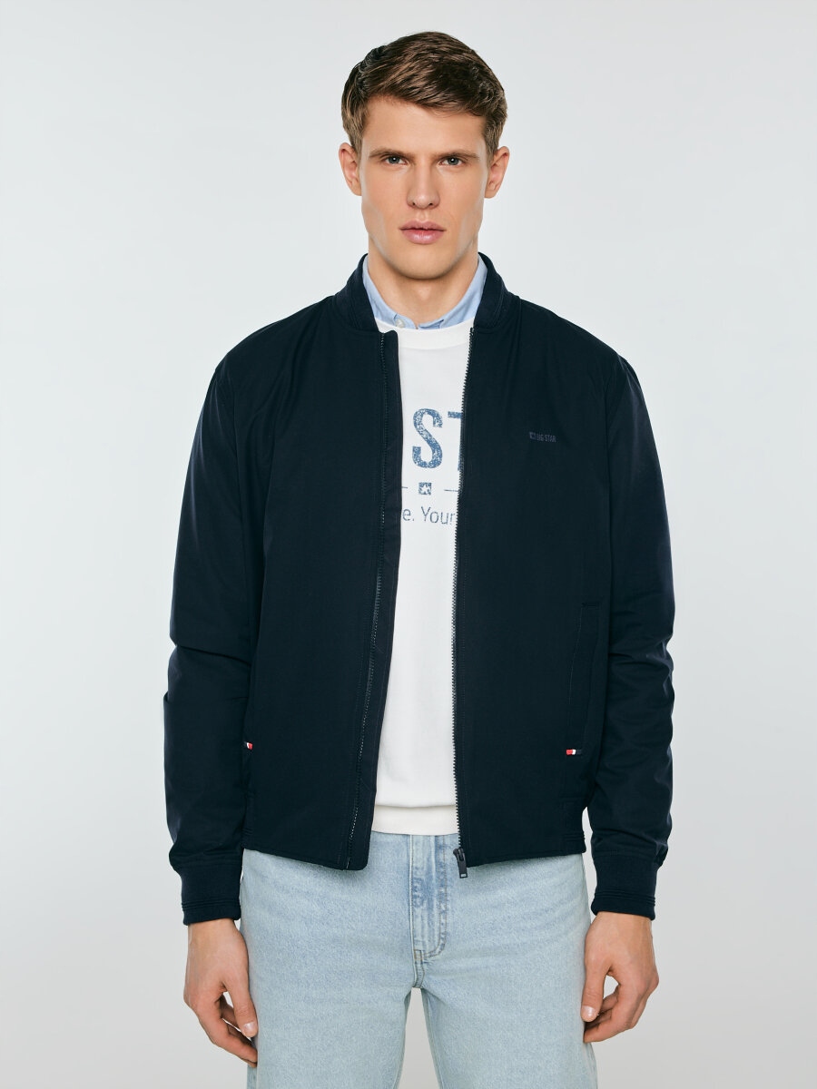 Big Star Pánská bomber bunda Kamden modrá 403 S
