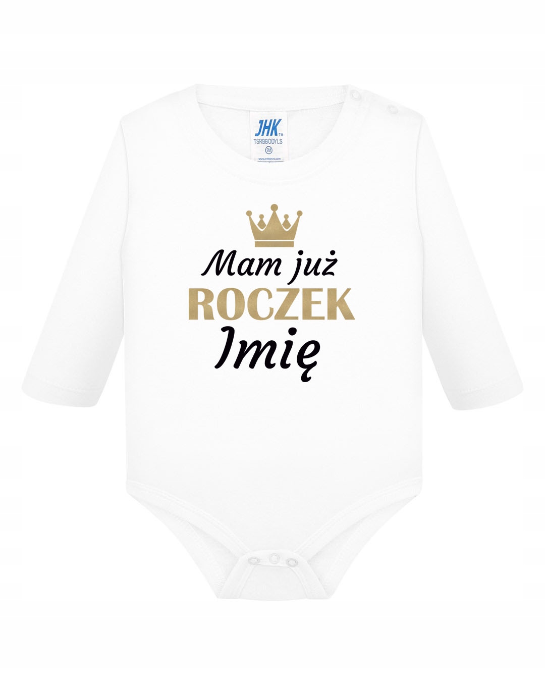 

Body dziecko nadruk Mam Już Roczek z Imieniem 12M
