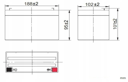AKUMULATOR 24V/10AH-MB megaBAT Kod producenta MB 10-24
