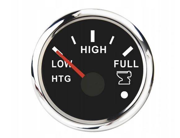 ZEGAR WSKAŹNIK POZIOMU FEKALIÓW 0-190 OHM LED