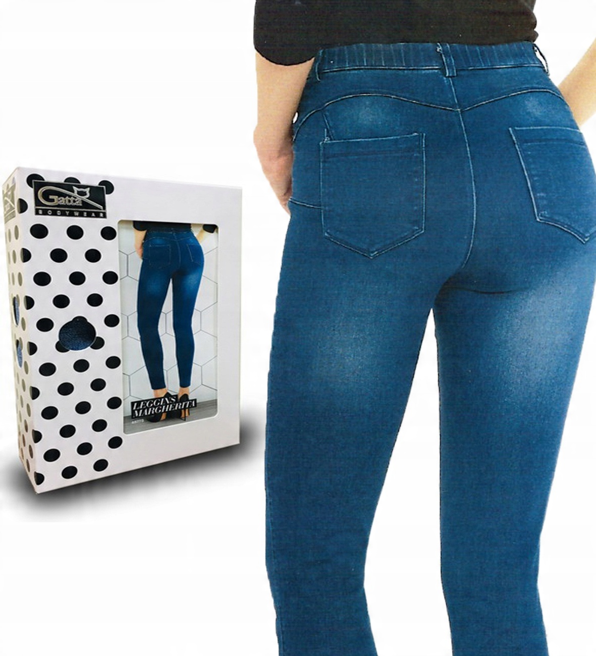 

Spodnie Legginsy Gatta 44677S Margherita 5/XL Jean