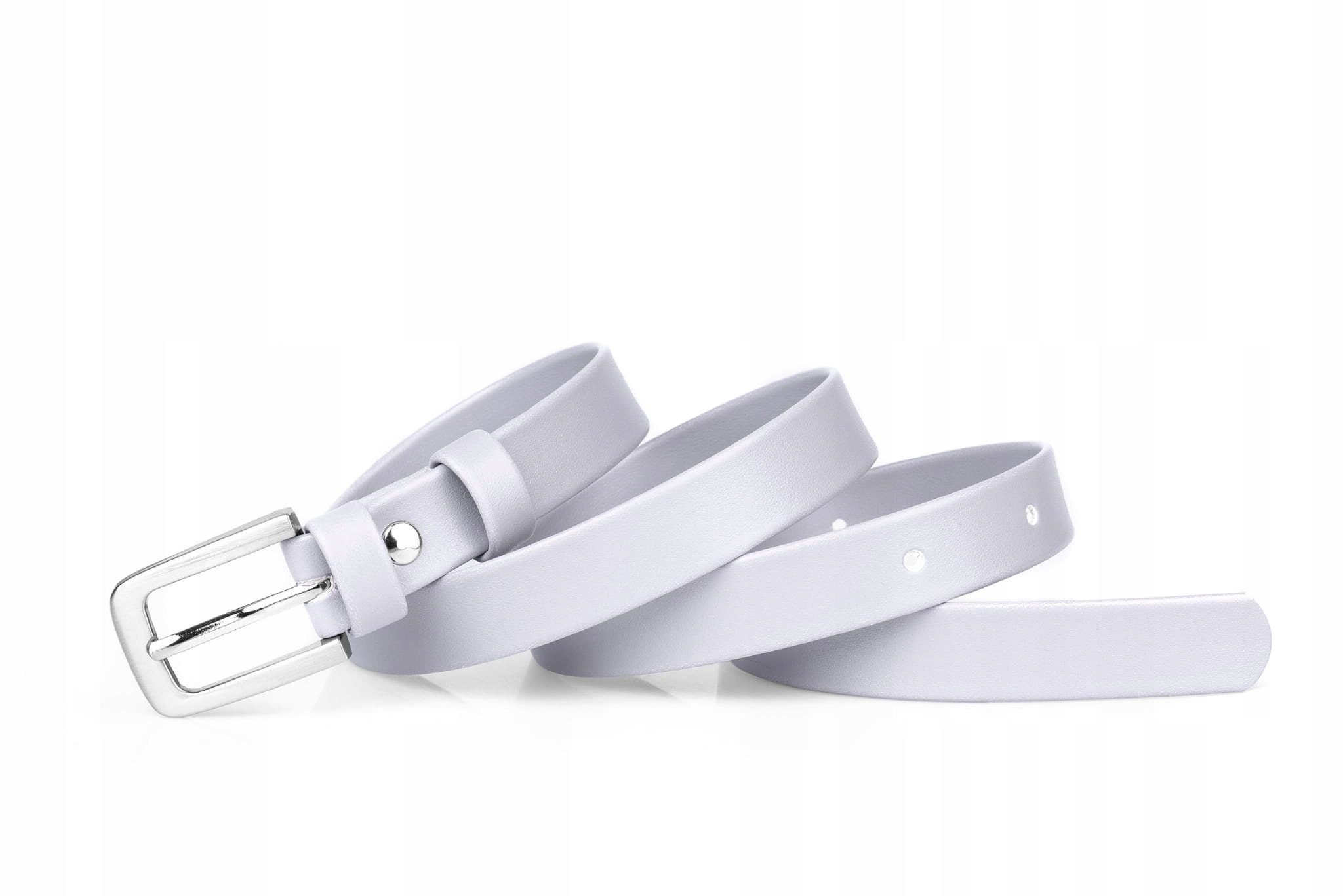 

Pasek damski klasyczny platynowy mat 2 cm