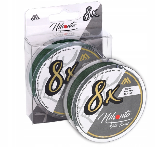 Plecionka Nihonto Octa Braid 040 Green 300M Mikado