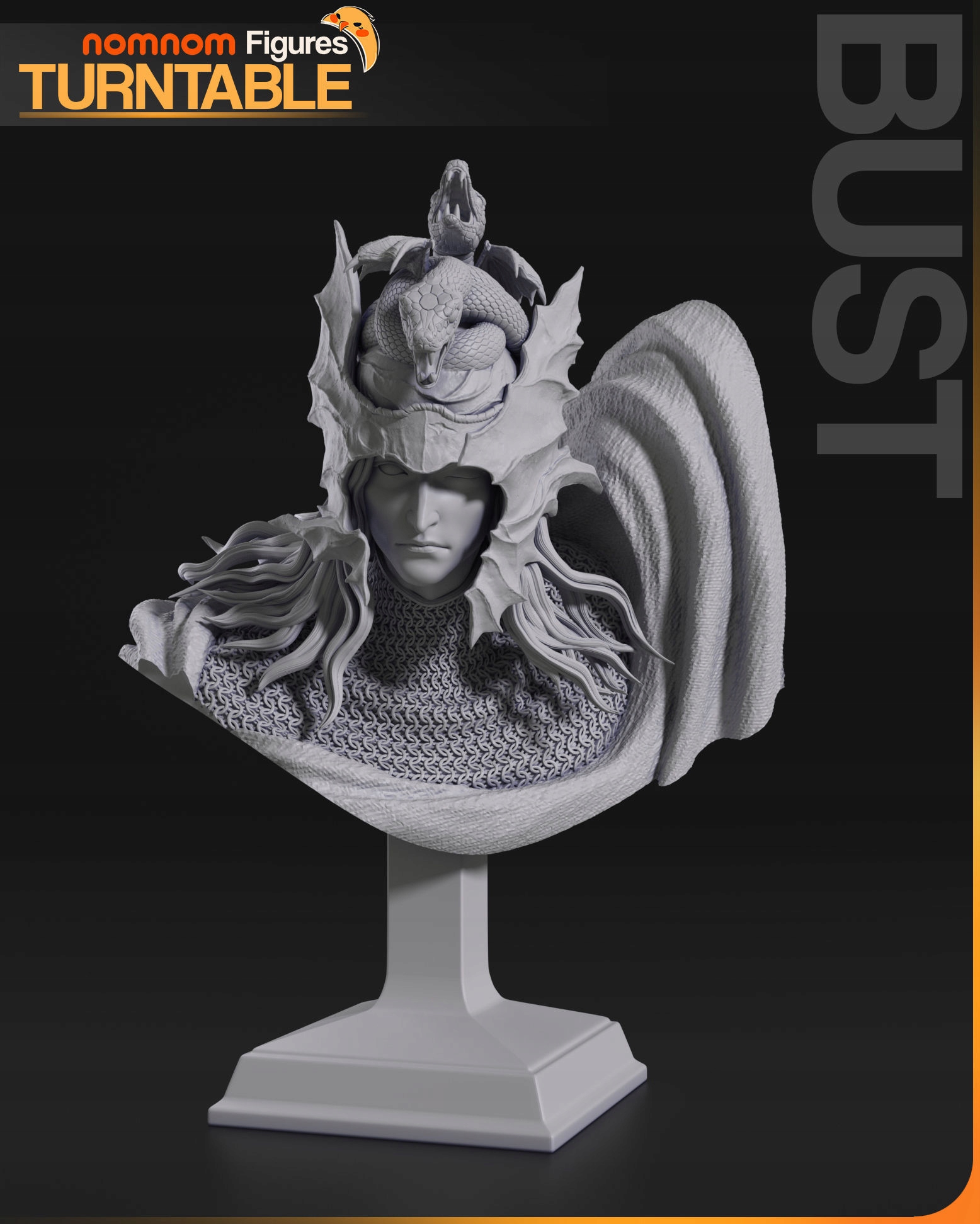 Figurka Messmer Elden Ring Popiersie NomNom Figures 3D tisk 14K Dárek