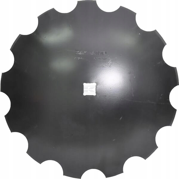 Talíř brány ozubený 660x6 mm, otvor 41x41 mm HD661641 Kramp